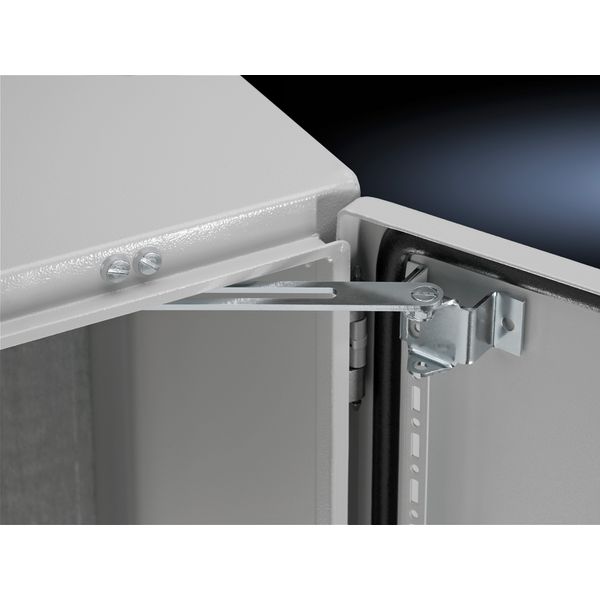 Door stay With AE stainless steel, the perforated mounting strip is additionally required image 2