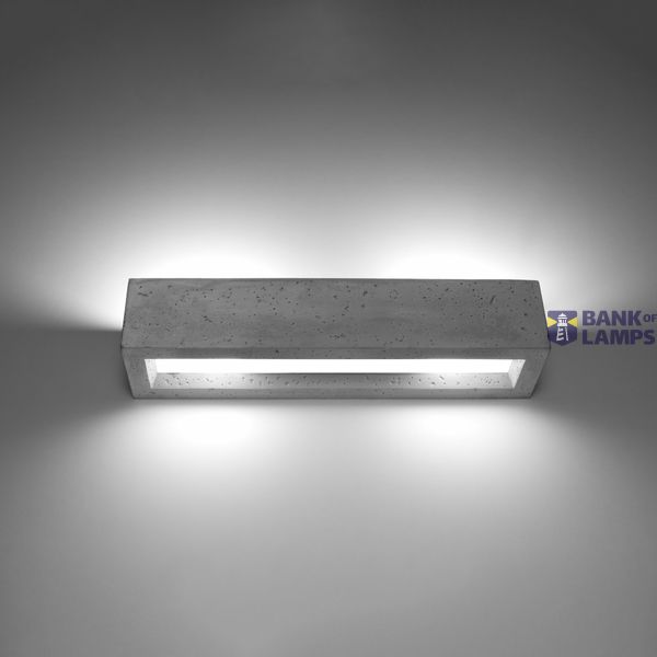 WALL LAMP VEGA 50 CONCRETE E27 2X60W IP20 image 8