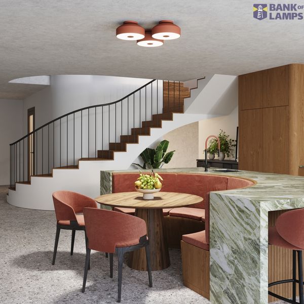 Ceiling lamp OMIQ red ochre image 11