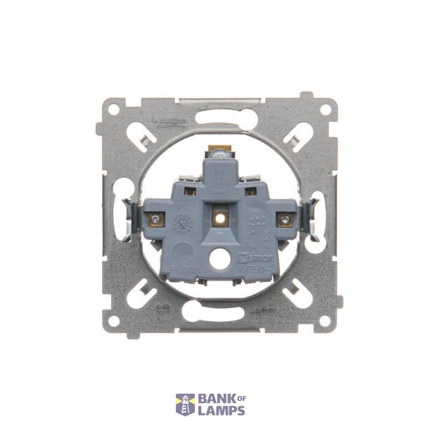 RJ12 double telephone socket, (module), white image 1