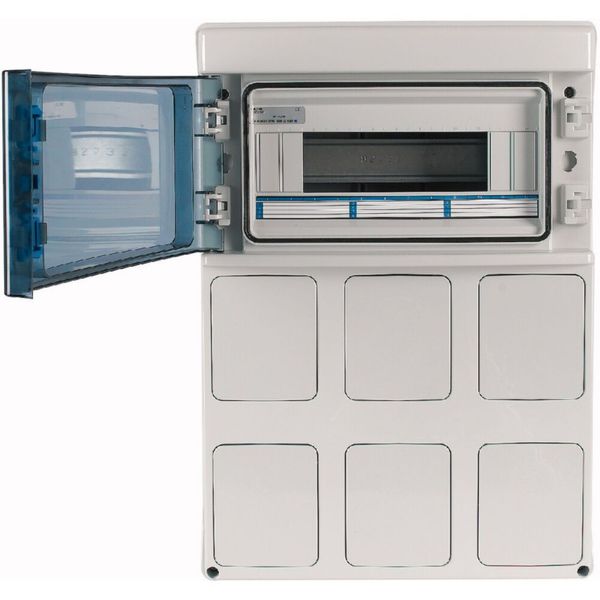 IKA-C-1/12-ST-LID IKA professional distribution board, IP65 + clamps + mounting plate for premoulded built-in sockets image 13