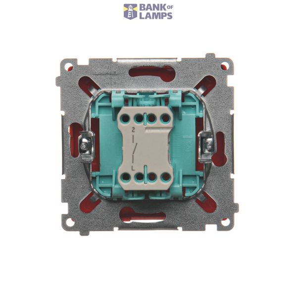 Touch panel 1 module, Modul 1: 1 touch field, Fixing: horizontal, Frozen lava image 1