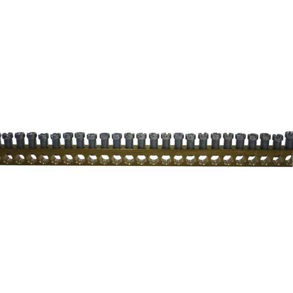 Terminal bar brass 25mmý,, length 1m, for 125A (The price is shown without markup on metals. Request a quote for accurate information) image 1