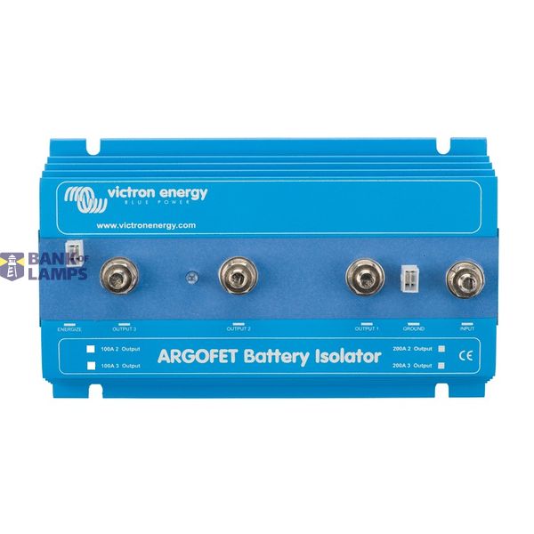 Victron Energy Battery isolators, connectors Argofet 200-3 Three batteries 200A Retail image 1