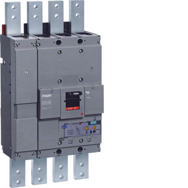 MCCB h1600 4P 50kA 1250A LSI image 1