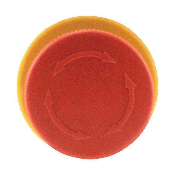 M22-PVT30 Emergency stop/emergency switching off pushbutton, RMQ-Titan, Mushroom-shaped, 30 mm, Non-illuminated, Turn-to-release function, Red, yellow image 13