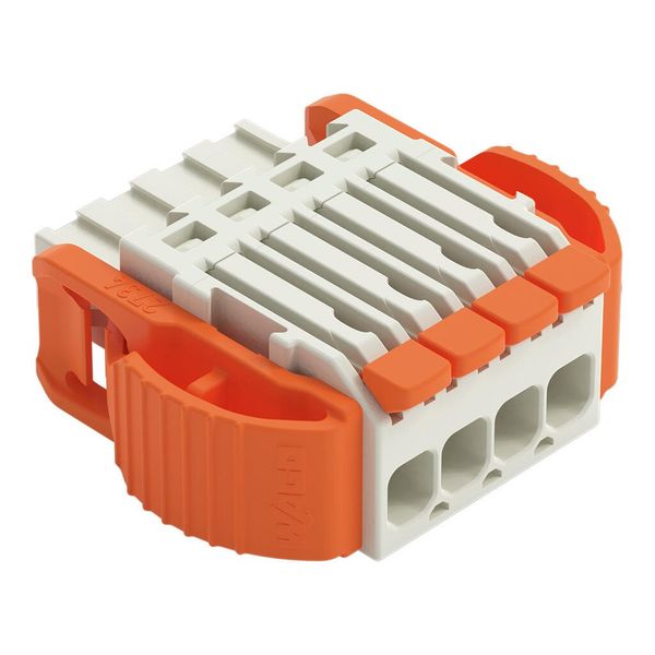 2734-1104/038-000 1-conductor female connector; lever; Push-in CAGE CLAMP® image 1