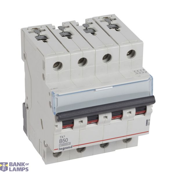 MCB TX³ 10000 - 4P - 400 V~ - 50 A - B curve image 2