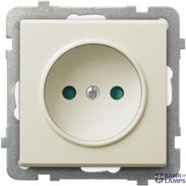 Linnera-Rollina Q C Child Protected Socket White image 1