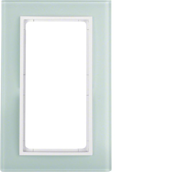 Glass frame l. cut-out, B.7, p. white/p. white matt image 1