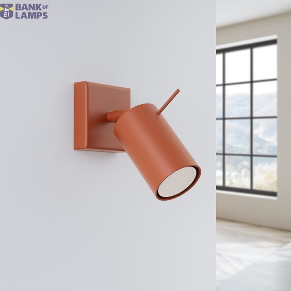 WALL LAMP RING RED OCHRE 1XGU10 image 10