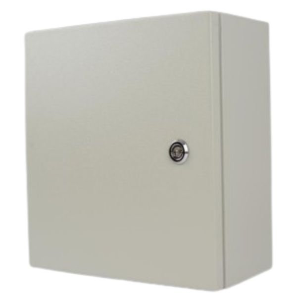 Metal box IP66, 300*200*150mm, 1.2mm CR steel, Mounting plate*2.0mm GI image 1