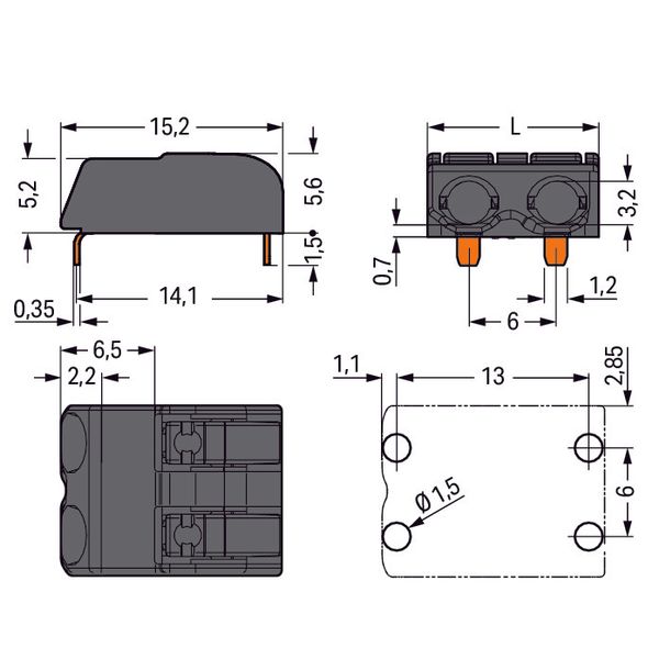 THR PCB terminal block image 2