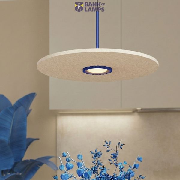 Pendant lamp OVO 1 ultramaryna/beżowa filc Gx53 image 10