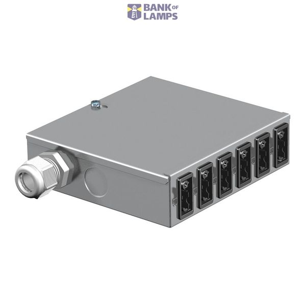 UVS-6S2 black underfloor distributor with permanent connection image 1
