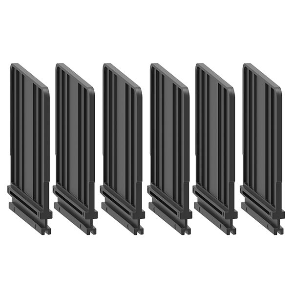 One-pole phase barrier (needed for voltages >500VACAC). 6-piece set, each covers 1 pole for GL0160...GL0315 and GLC0160…GLC0315 image 1
