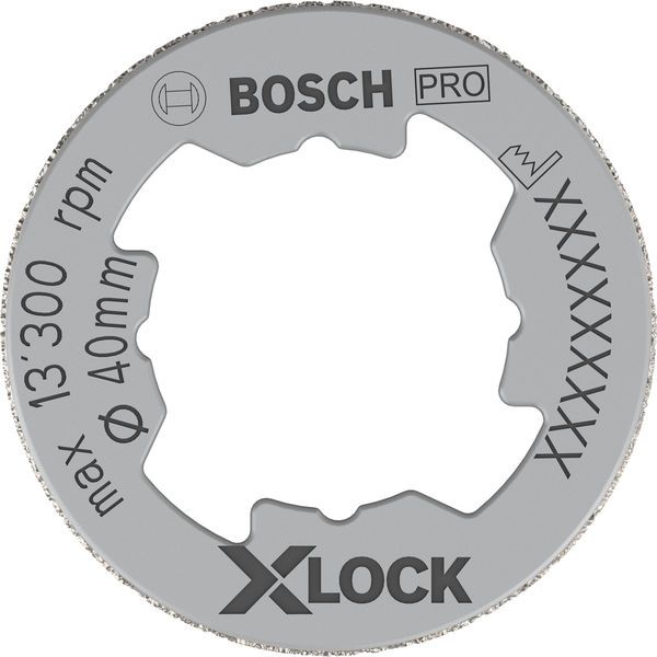 X-LOCK Diamond Cutter Best for Ceramic Dry Speed 40x35 image 1