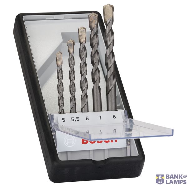 5-piece Robust Line CYL-3 concrete drill bit set 5 - 8 mm image 1