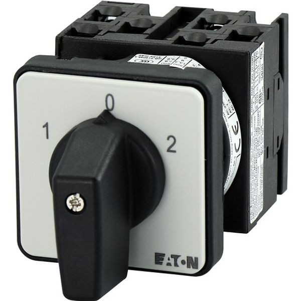 T0-3-8212/E Changeoverswitches, T0, 20 A, flush mounting, 3 contact unit(s), Contacts: 6, 60 °, maintained, With 0 (Off) position, 1-0-2, Design number 8212 image 4