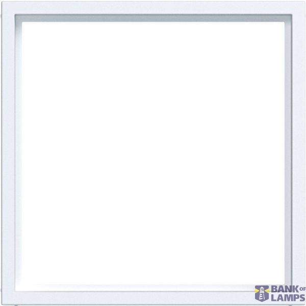 Spacer ring for central plate 50 x 50 mm, A.x/C.x, matte light white image 1