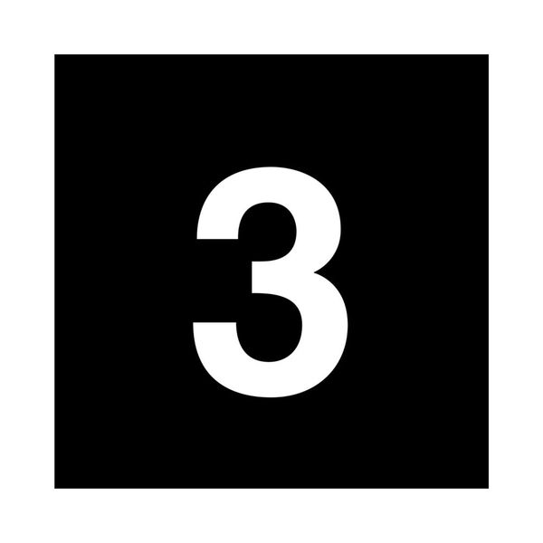 83TQ25 Button plate 25, black, 3 image 4
