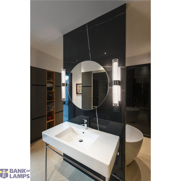 LYGANT double, wall-mounted light, 3000K, 11W, chrome image 3
