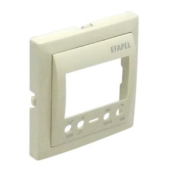 COV PLATE F/ONE CIRC DIG TIME SWITCH PEARL image 1