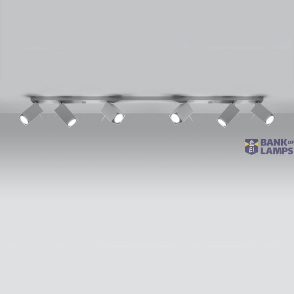 CEILING LAMP MERIDA 6L WHITE GU10 6X40W IP20 image 2