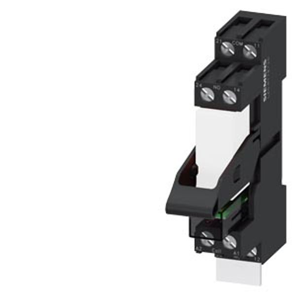 Plug-in relay complete unit  DC24V/ 2 CO LZS:RT4A4L24A image 1