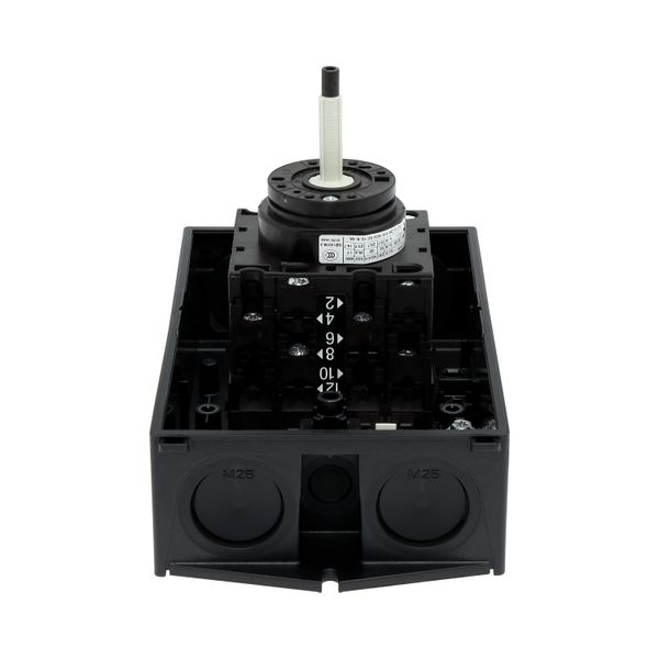 T3-3-15680/I2/SVB Main switch, T3, 32 A, surface mounting, 3 contact unit(s), 3 pole + N, 1 N/O, 1 N/C, Emergency switching off function, With red rotary handle and yel image 36