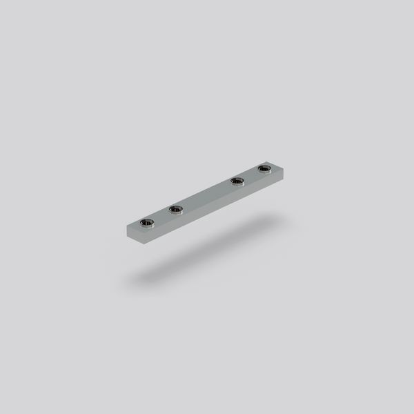 Connector, mechanical L 50 B 6 H 4 colour: aluminium image 2