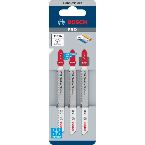 Jigsaw blade T 101 A Special for Acrylic 3 pcs. image 2