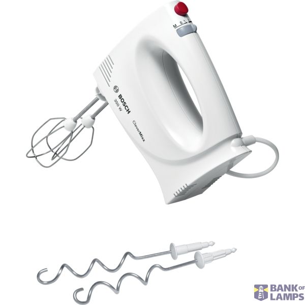Bosch | Hand Mixer | MFQ3030 | Hand Mixer | 350 W | Number of speeds 4 | Stainless steel/Plastic | Turbo mode | White image 2
