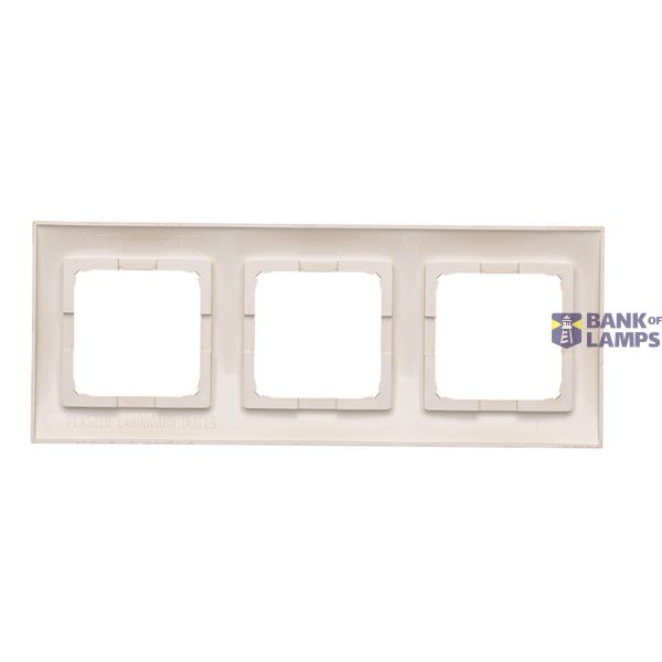 Single contact push button illuminated without pictogram, 10AX, cream white/electro white image 1