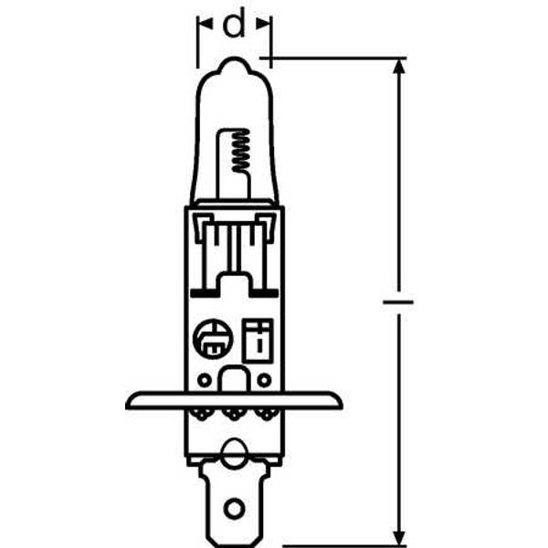 64152SB 100W 12V PX14,5S FS1 OSRAM image 2