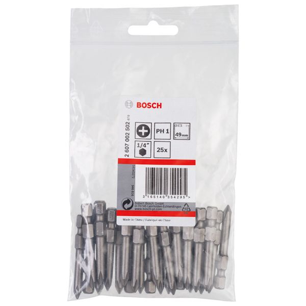 Screwdriver bit Extra Hard PH 1, 49 mm 25 pcs. image 2