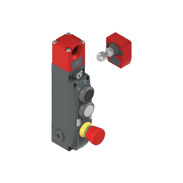 NG series safety switch with lock and integrated control devices, with actuator image 1