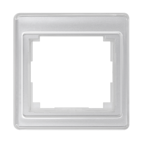 cover frame SL500 silver 1-fold image 2