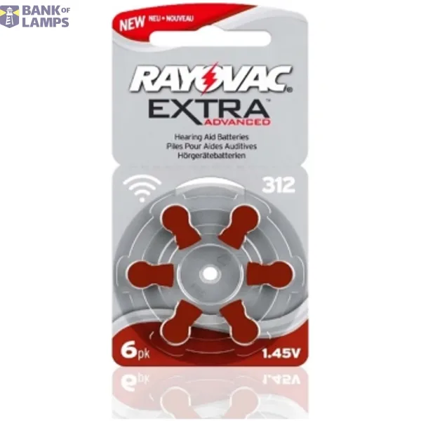 RAYOVAC Extra 312 BL6 image 1
