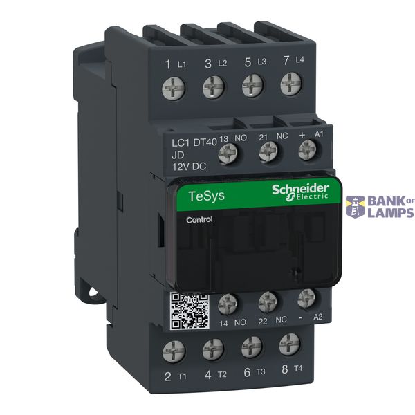 CONT 4P 40A-AC1 1S+1O 12V DC image 1