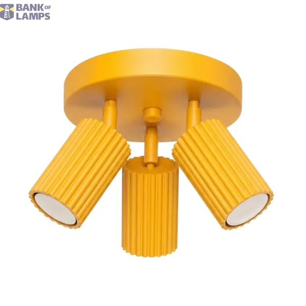 Ceiling lamp KARBON 3P yellow image 1