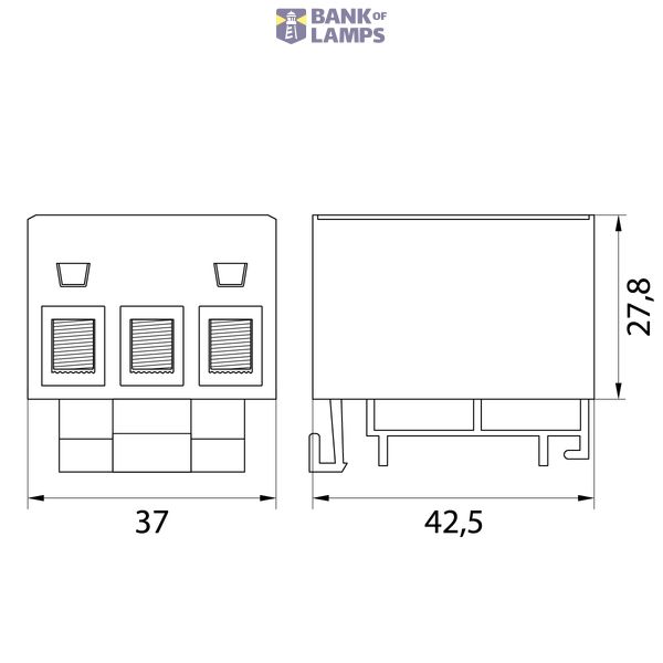 Pass-through connector WLZ35/3x16/z image 2