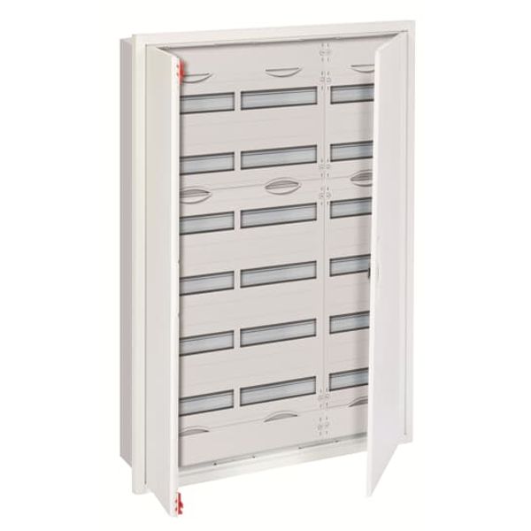 U73R6 U Compact distribution board, Flush mounting, 216 SU, Isolated (Class II), IP31, Field Width: 3, Rows: 6, 1134 mm x 810 mm x 120 mm image 4