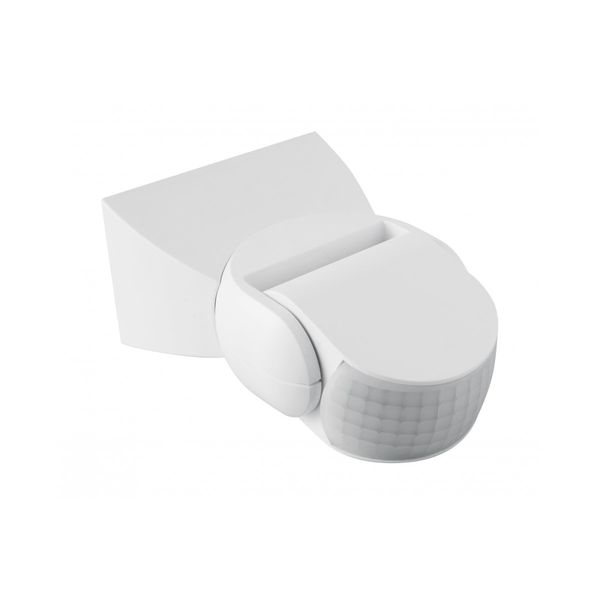 Motion detector CR-9, max 1200W, AC220-240V, 50/60Hz, angle 180°, range 2-8m ± 1,8- 2,5m, IP65, working with LED, surface mounted, white housing image 1