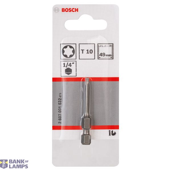 Screwdriver bit Extra Hard T10, 49 mm 1 pcs. image 1