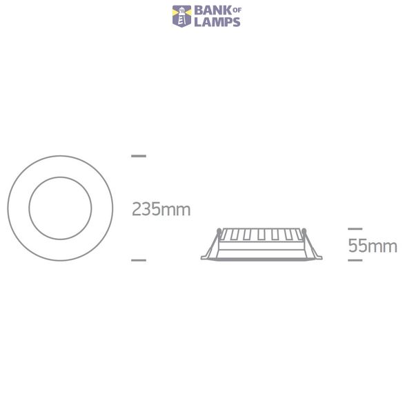WHITE SMD 24W WW IP20 230V image 4