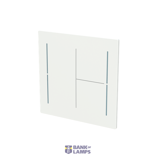 LFW/A.3.70.1-44M Cover plate studio white matt - Trevion® image 2