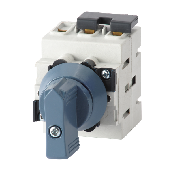 Load break switch body for photovoltaic 1000VDC, 25A. Single circuit.  image 2