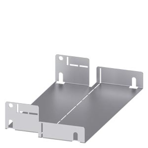 ALPHA 630 partition horizontal W=250 mm, D=250/320 mm sheet steel image 1