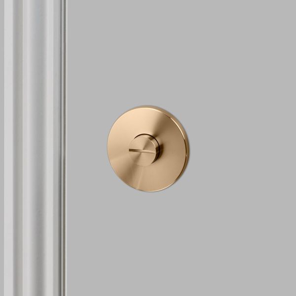 THUMBTURN LOCK / LINEAR / BRASS image 2